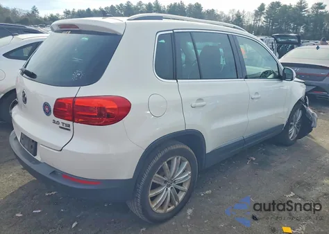 2014 Volkswagen Tiguan S z USA, uszkodzony, nr VIN WVGBV3AX6EW549824